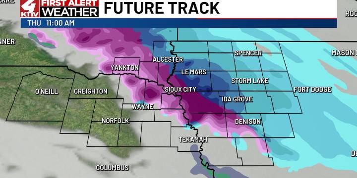 FIRST ALERT WEATHER DAY: Mix of snow, sleet and freezing rain Thursday