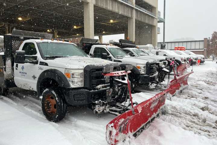 From ‘Life of a Snowgirl’ to ‘Slick Sleddin’,’ Arlington’s snow plows are back with an essential message
