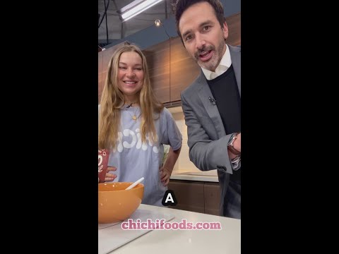 A simple, healthy breakfast made from chickpeas