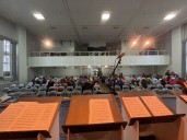 Hall’s Concert Jazz Band Treats West Hartford Seniors to Special Holiday Concert