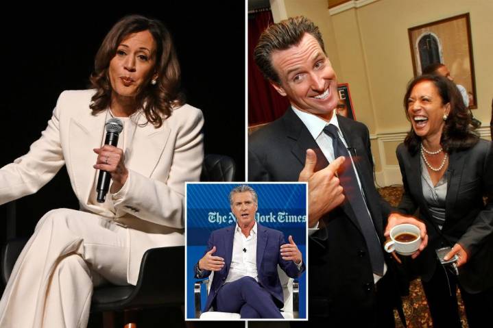 Kamala Harris flatters 'very talented' Gavin Newsom amid texting spat