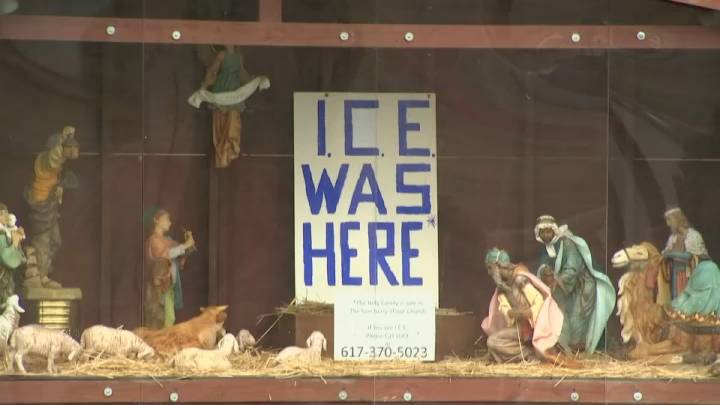 ICE-themed Nativity scene causes stir in Dedham – NBC Boston