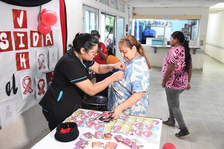 El Hospital Central conmemoró el Día Mundial del SIDA