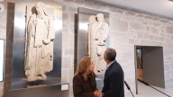 El Museo de Pontevedra vuelve a exhibir sus dos esculturas del Pórtico de la Gloria de la Catedral de Santiago