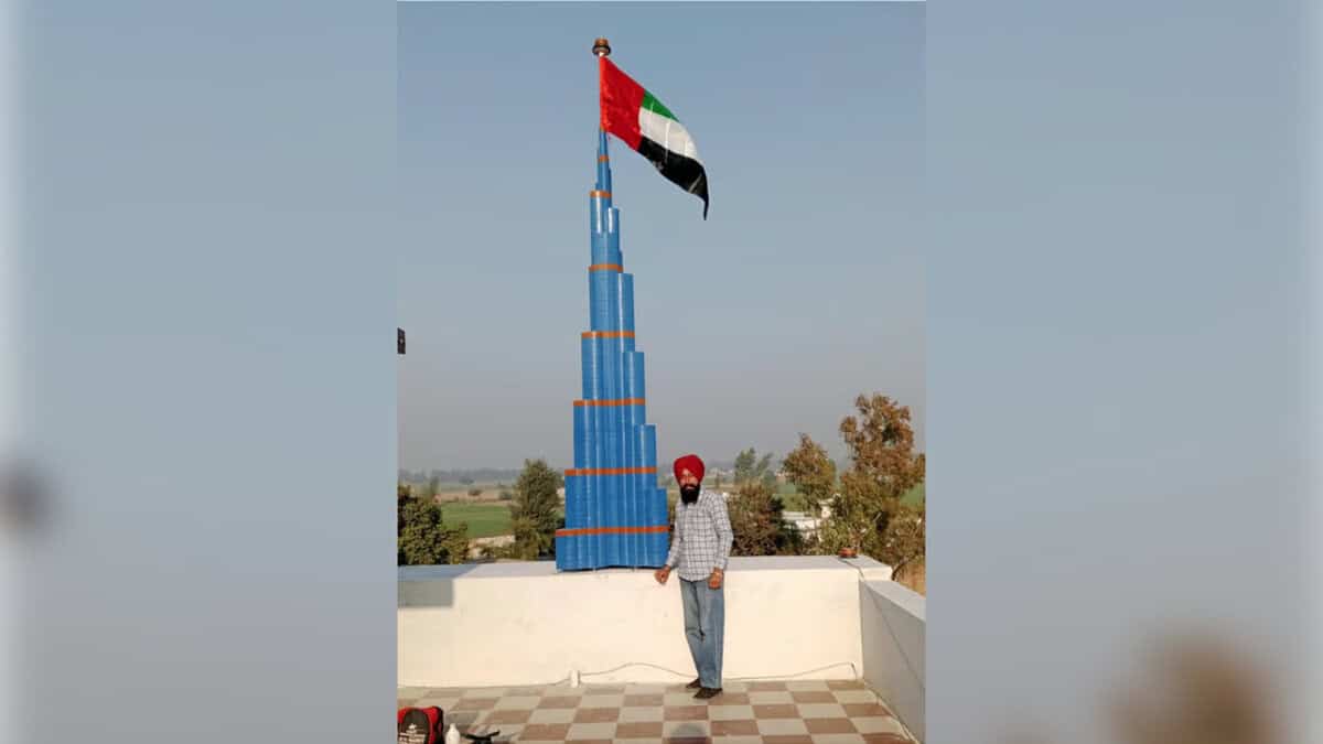 Expat pays homage to Dubai with mini Burj Khalifa in Punjab