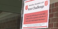 Salvation Army turning $20 bills into $100 bills on Saturday