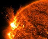Geomagnetic storm watch issued after powerful solar flare is seen erupting from sun