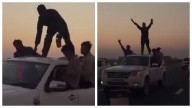 UP groom's friends perform dangerous stunts on top of moving car, fined Rs 34,500