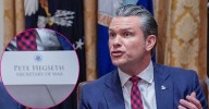 Pete Hegseth Mocked for Disastrous Typo During Cabinet Meeting With Donald Trump: 'They Can't Even Spell Right'