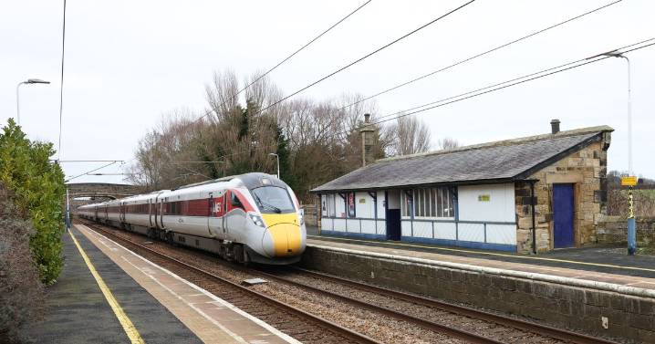 Northumberland train station on the East Coast Mainline that gets only 16 passengers a week