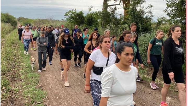 Fieles realizaron una peregrinación en honor a la Virgen