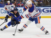 Vasily Podkolzin embracing his inner-Leon Draisaitl sniper mentality