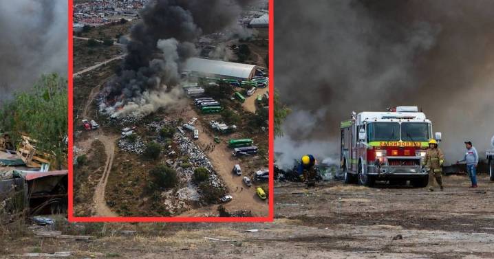 Autoridades luchan por controlar incendio provocado por quema de basura en empresa de transporte de Hidalgo; alcalde anuncia investigación y sanciones