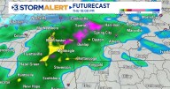 Cold rain moves in late Thursday, brief wintry mix possible