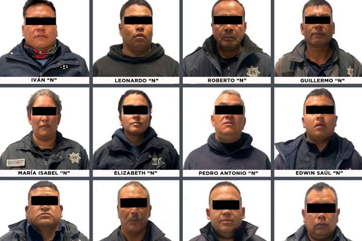 Vinculan a proceso a 12 policías de Acambay por homicidio agravado en ataque a agentes estatales