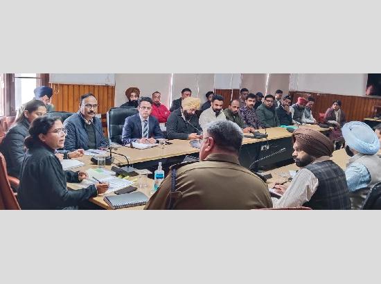ADC reviews arrangements with officials of various departments Governor Kataria to tour border district Ferozepur on December 11