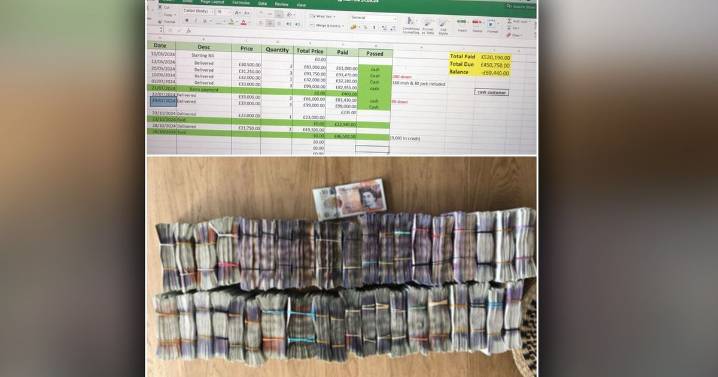 The spreadsheet that laid bare the staggering inner workings of a cocaine and ketamine dealing gang