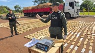 Un camionero llevaba más de mil kilos de marihuana