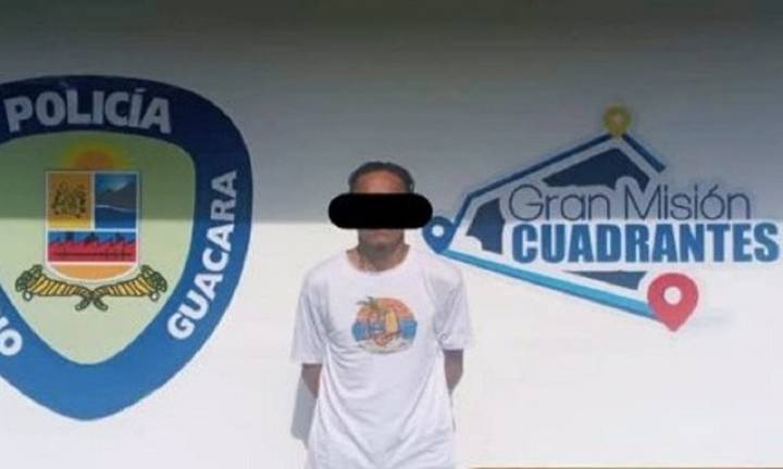 Un sujeto fue detenido por amenazar con un arma blanca y encerrar a su pareja en Guacara