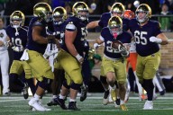 Top Notre Dame Assistant Named Favorite for Big Ten Coaching Job