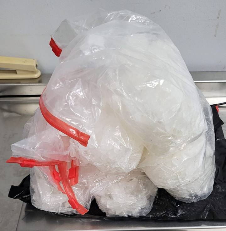 Federal agency intercepts 7 pounds of meth headed for the Netherlands