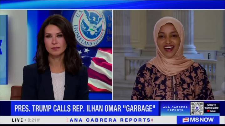 Ilhan Omar Stays Classy In Face Of Donnie Dementia's Racism