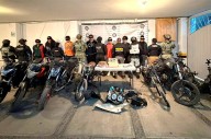 Caen siete personas mientras desvalijaban motocicletas en Toluca