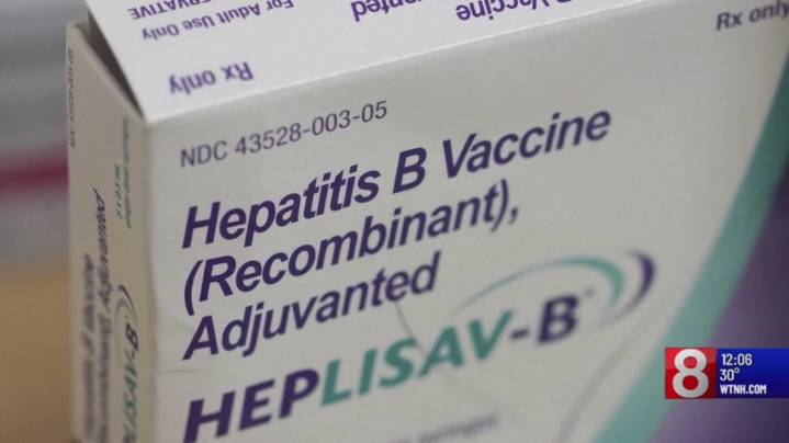 Connecticut health official reacts to change in hepatitis B vaccine guidance