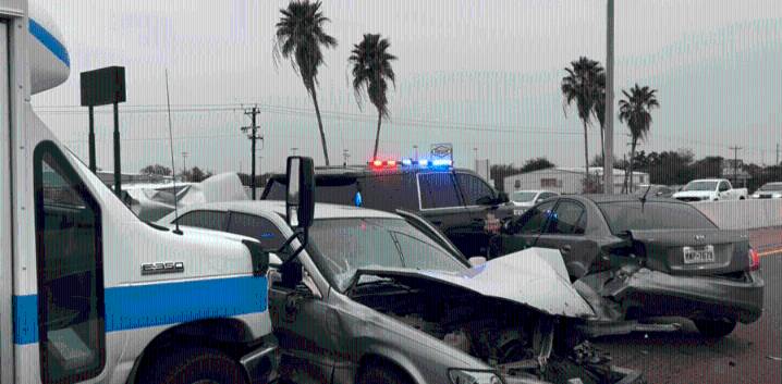 DPS: No major injuries reported in four-vehicle crash in Donna