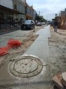 Interapas avanza en la rehabilitación sanitaria de la calle 5 de Mayo