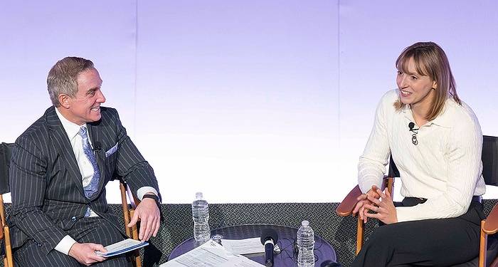 Olympic Gold Medalist Katie Ledecky Inspires Students at Catholic Health Planetarium