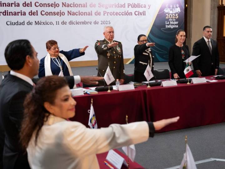 Claudia Sheinbaum encabeza la 52 sesión del Consejo Nacional de Seguridad