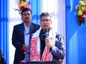 Pijush Hazarika lays foundation stone of Rs 5 crore Science Block