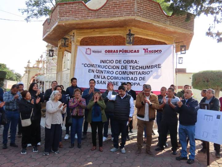 Arrancan obras de más de tres millones de pesos en Texcoco