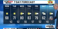 Cooler, Sunny Weather Monday, Warm Mid Week