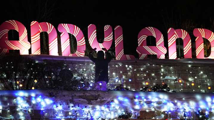 Reiman Gardens debuts Candy Land-themed Winter Wonderscape display