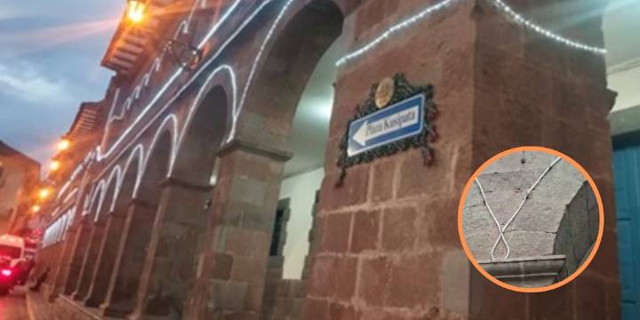 Ciudadanos reportan daños al patrimonio por instalación de luces navideñas en la fachada del Palacio Municipal de Cusco