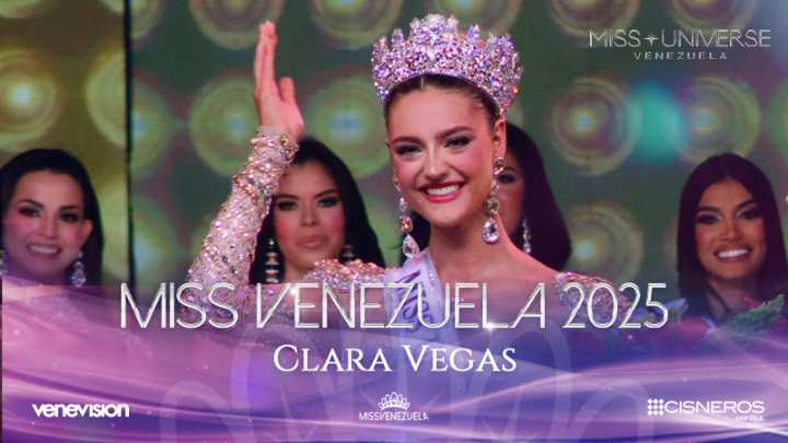 Clara Vegas Goetz ganó el Miss Venezuela 2025
