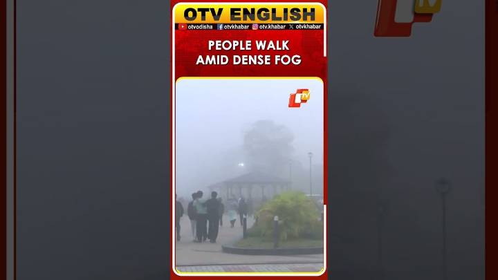 People Head Out For Morning Walk In Guwahati Amid Dense Fog