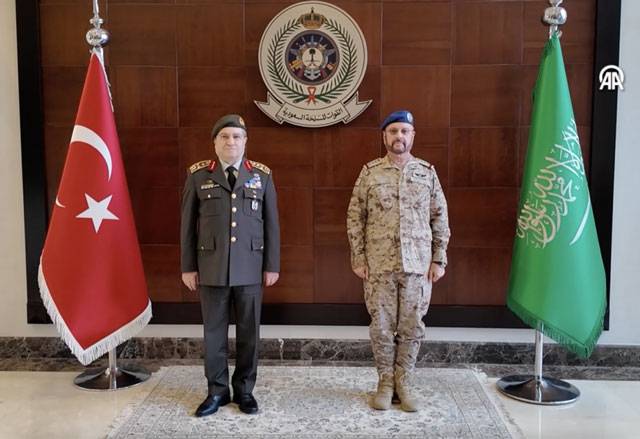 Turkish, Saudi military chiefs hold high-level talks in Riyadh