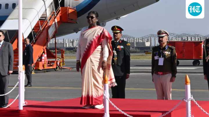 President Droupadi Murmu arrives in Imphal for two