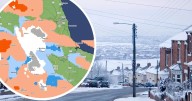 Weather map shows exactly how much snow is forecast in the North East this week