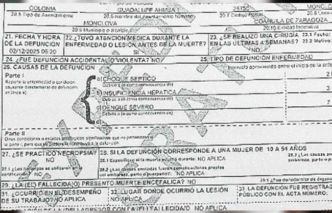 Murió maestro de Frontera por dengue; confirma acta