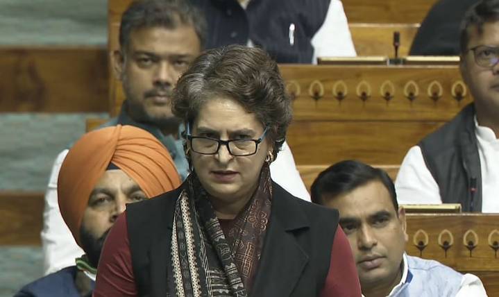 'Why are we debating Vande Mataram 79 years after independence?' asks Priyanka Gandhi in LS