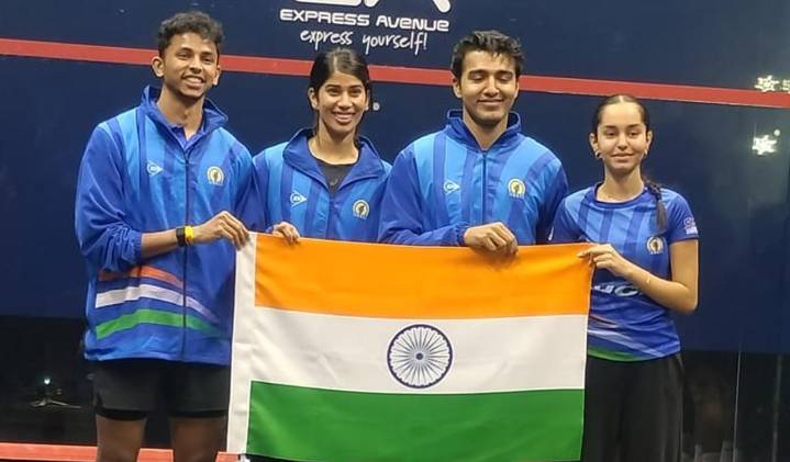 India wins maiden Squash World Cup title after beating Hong Kong in final
