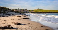 'Picture perfect' seaside village with quiet beach and own microbrewery pub