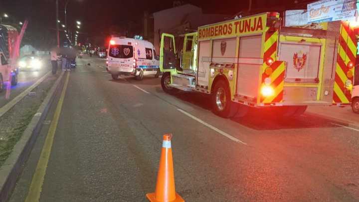 Una mujer falleció tras ser atropellada por una moto en el norte de Tunja