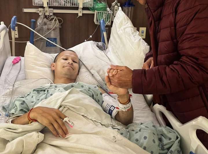 Buddhist monk’s leg amputated after he was hit by a car on Walk for Peace