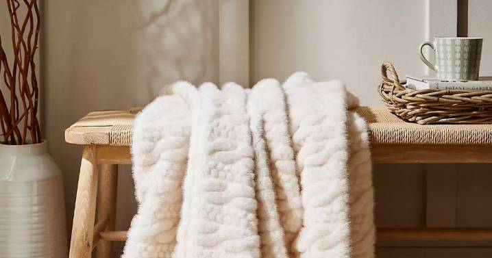 Eight cosy throws you can get for 30% off at Dunelm this winter