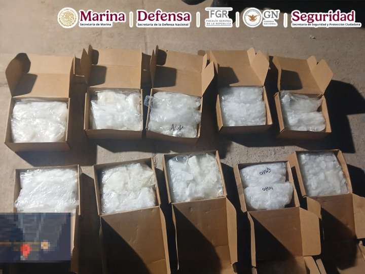 Evitan Fuerzas Federales producción de 15 millones de dosis de droga